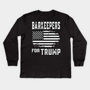 Barkeepers For Trump Kids Long Sleeve T-Shirt